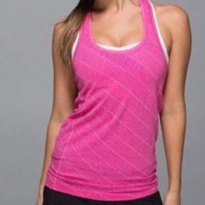 Swiftly Racerback Tank Jeweled Magenta